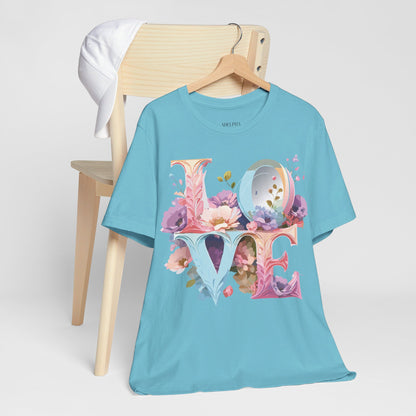 Natural Cotton Tee Shirt - Love story Collection Printify