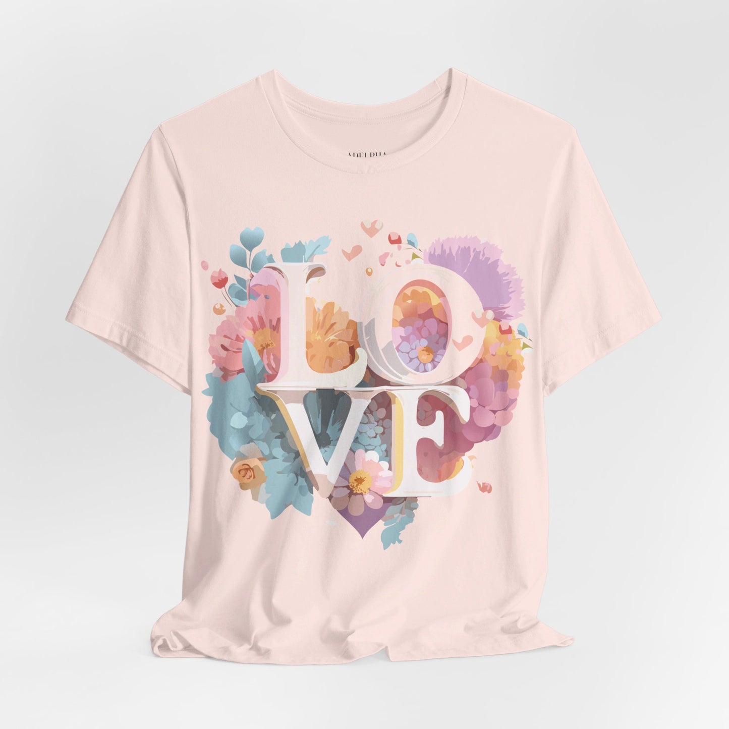 T-Shirt aus natürlicher Baumwolle – Love Story-Kollektion