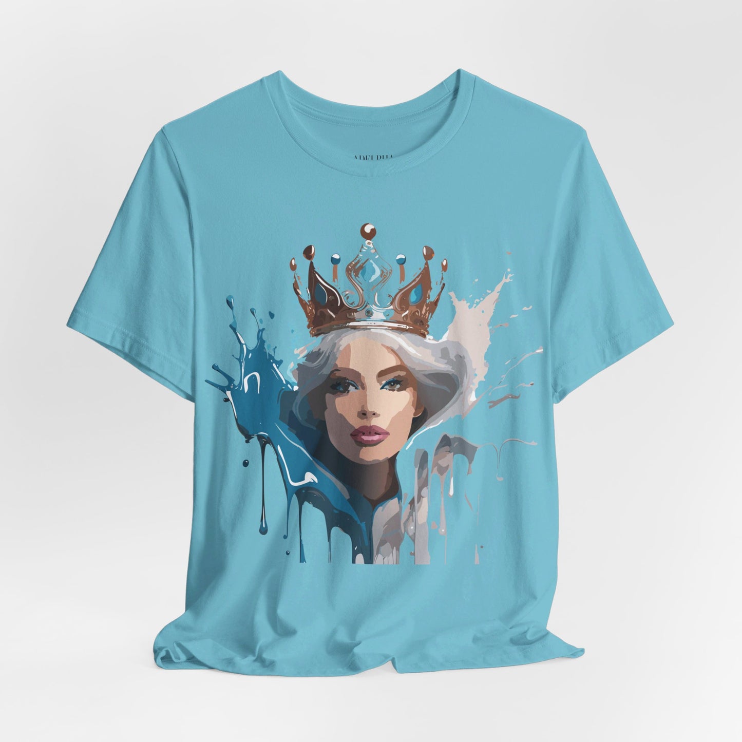 T-Shirt aus natürlicher Baumwolle – Queen Collection