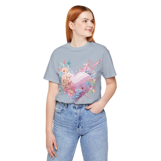 Natural Cotton Tee Shirt - Love story Collection Printify