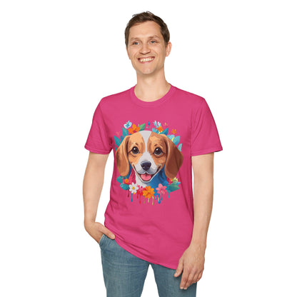 Unisex Dog Shirt Animal Tee Gildan Softstyle 64000 Cotton Tee