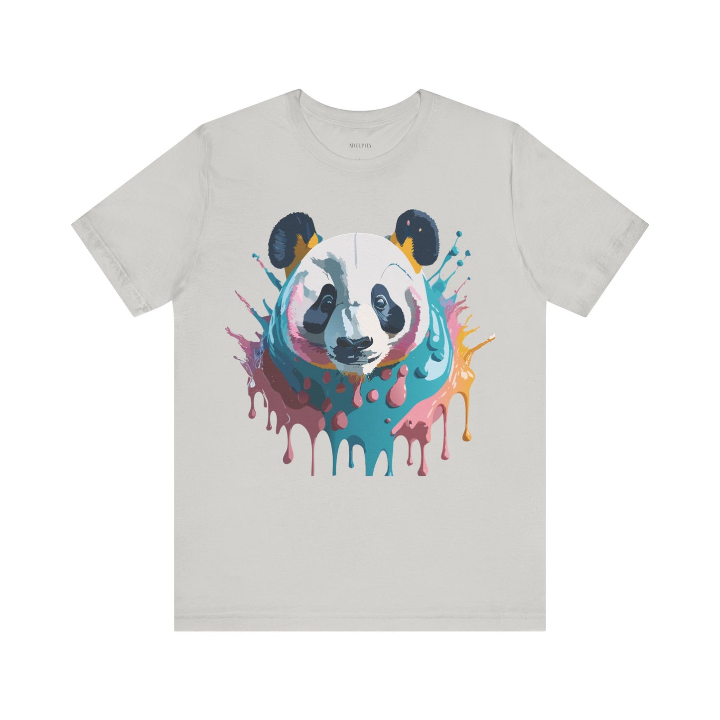 Natural Cotton Tee Shirt with Panda