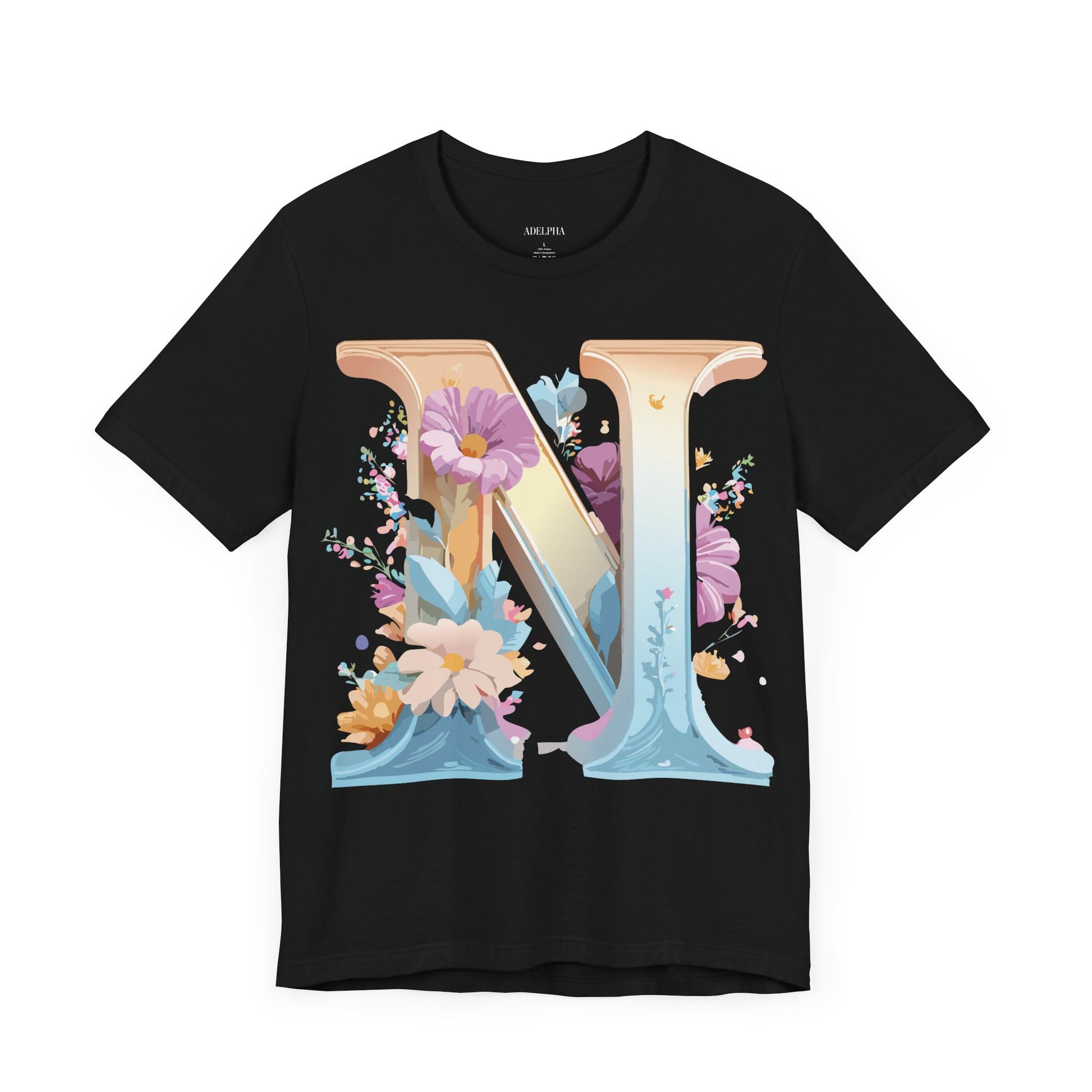 Letter Shirt, Letter N Shirt - ADELPHA