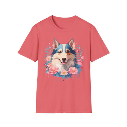 Dog Shirt Unisex Animal Tee Softstyle Cotton Lightweight Breathable