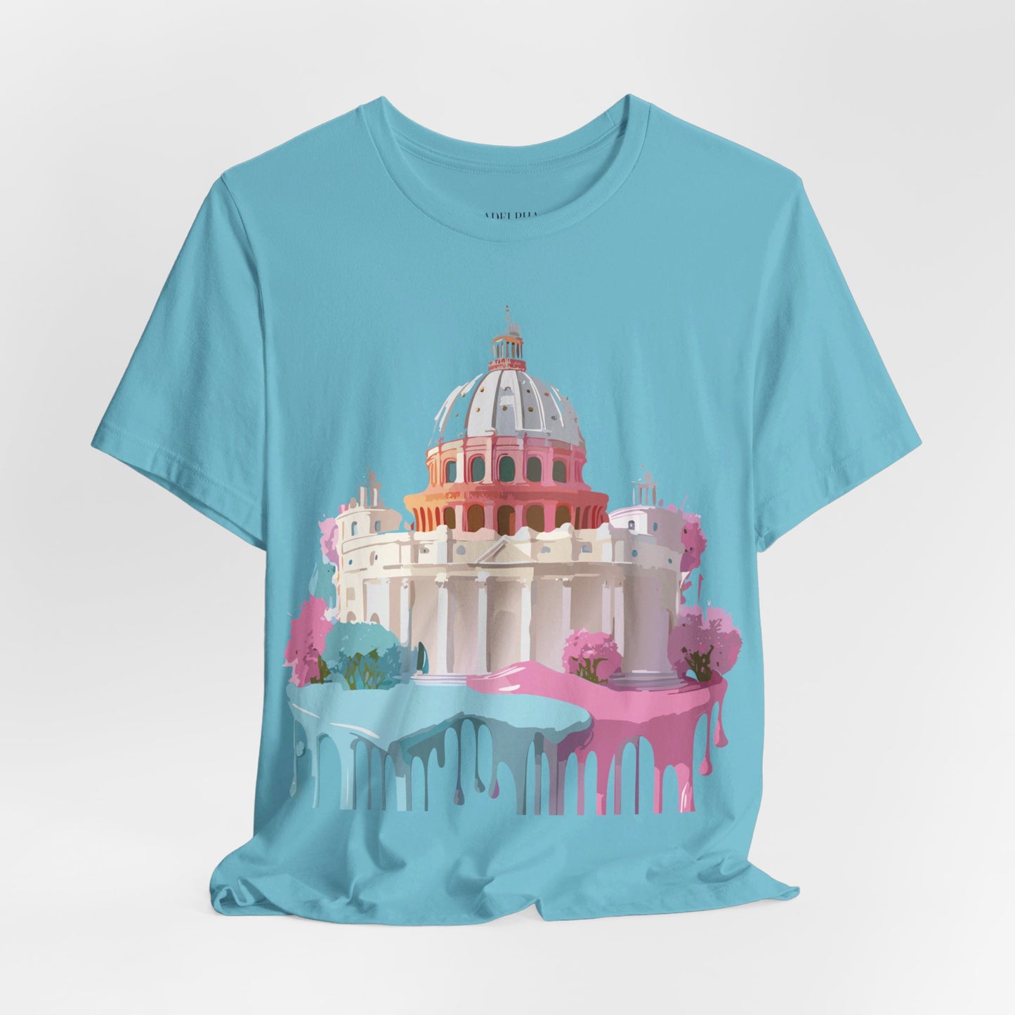 Natural Cotton Tee Shirt - Beautiful Places Collection - Rome