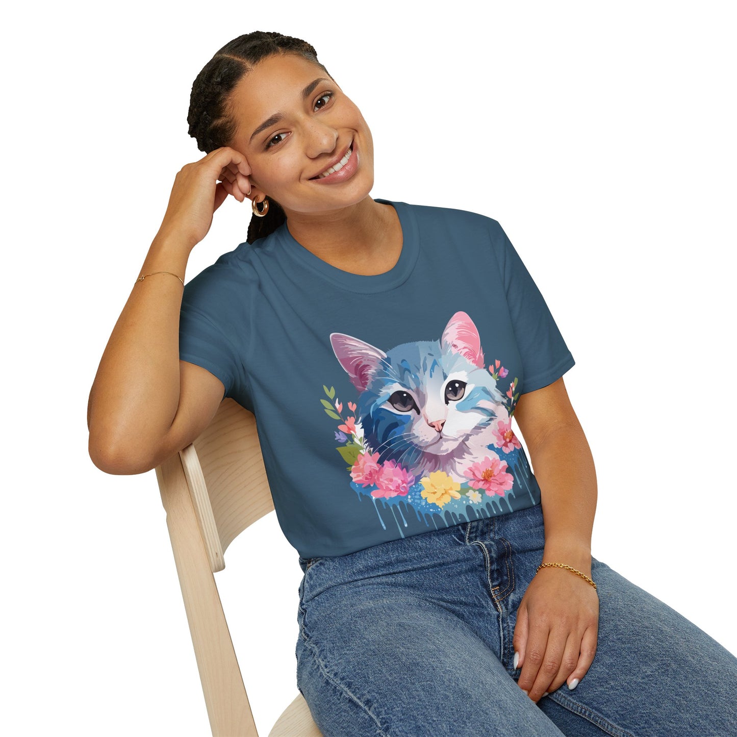 Cat Shirt, Shirt with Cat, Cats Tee, Kitten Tee