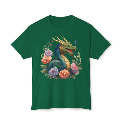Dragon Art Print T Shirt Unisex HD Cotton Made In USA Full Color