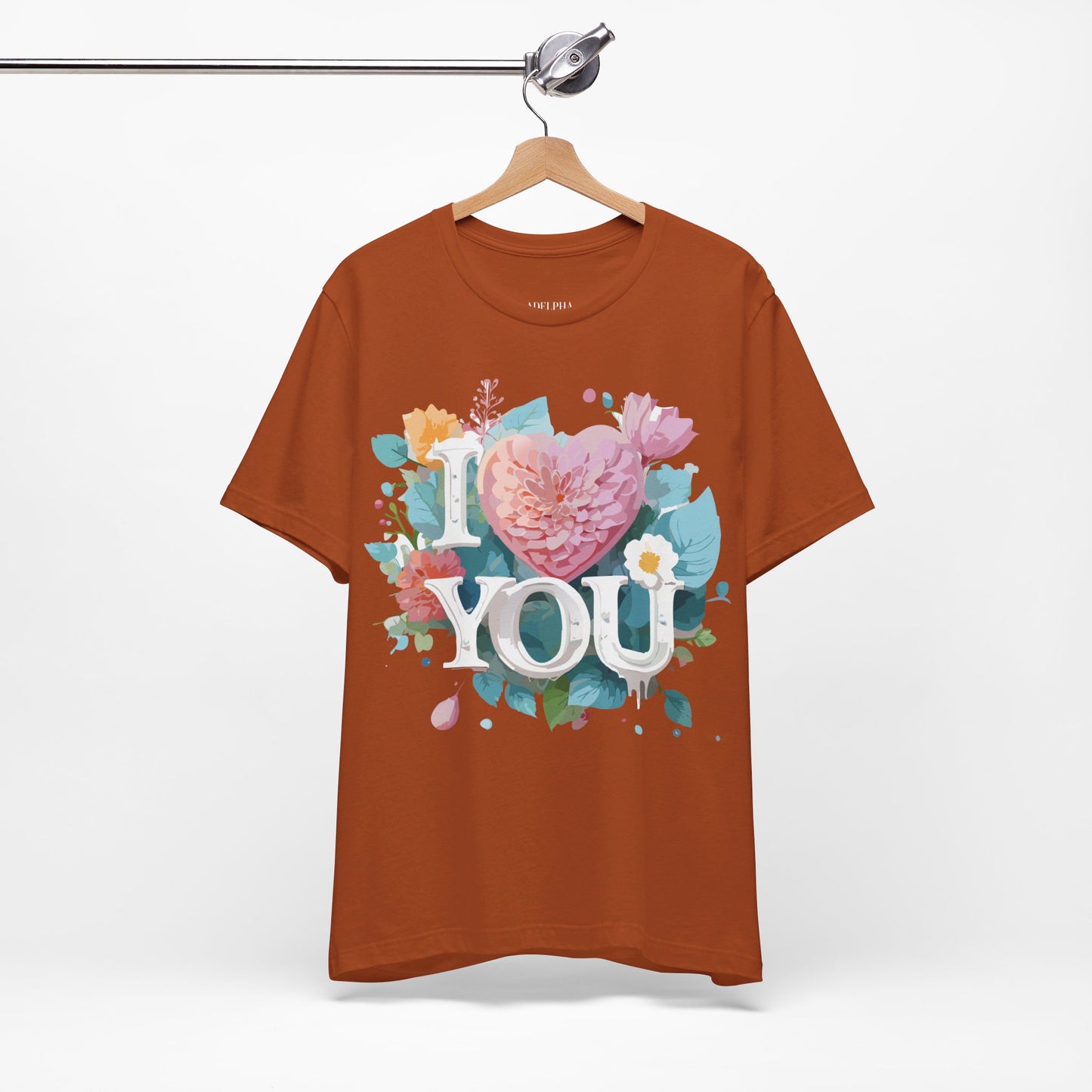 T-Shirt aus natürlicher Baumwolle – Love Story Collection