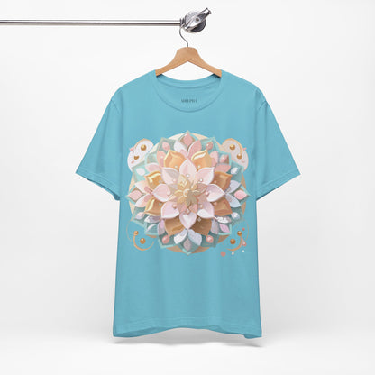 Natural Cotton Tee Shirt - Medallion Collection Printify