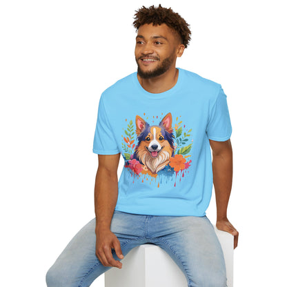 Dog Shirt Unisex Animal Tee Softstyle Gildan 64000 Cotton Tee
