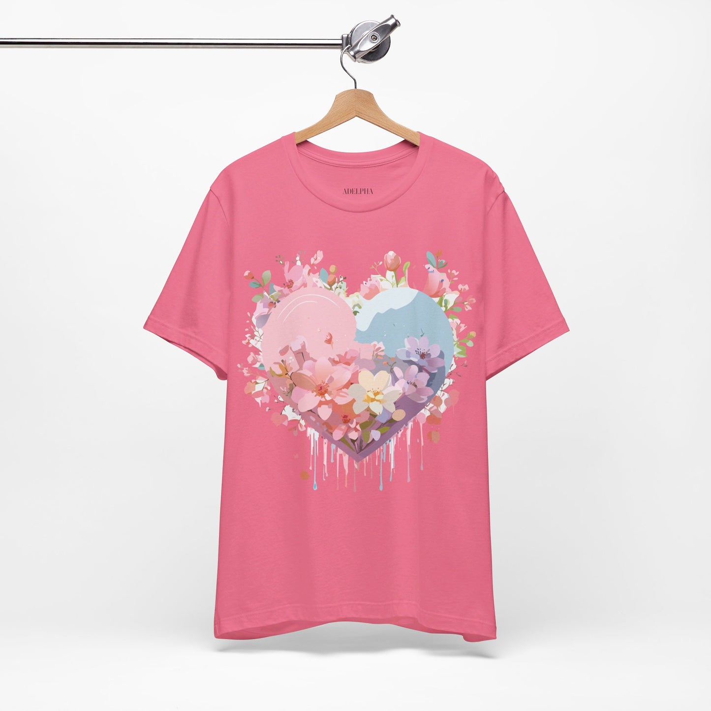 Natural Cotton Tee Shirt - Love story Collection