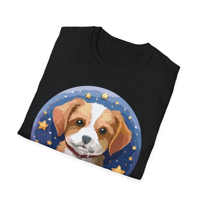 Unisex Dog Shirt Animal Print Tee Gildan Softstyle 64000 Cotton