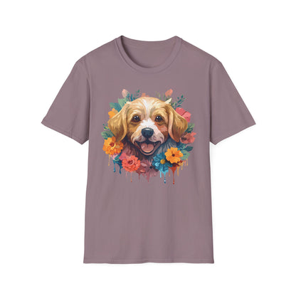 Dog Shirt Unisex Animal Tee Softstyle 64000 Gildan Cotton Tee