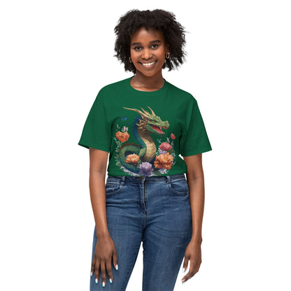 Dragon T Shirt With Art Print HD Cotton Unisex Tee Vintage Dragon Design