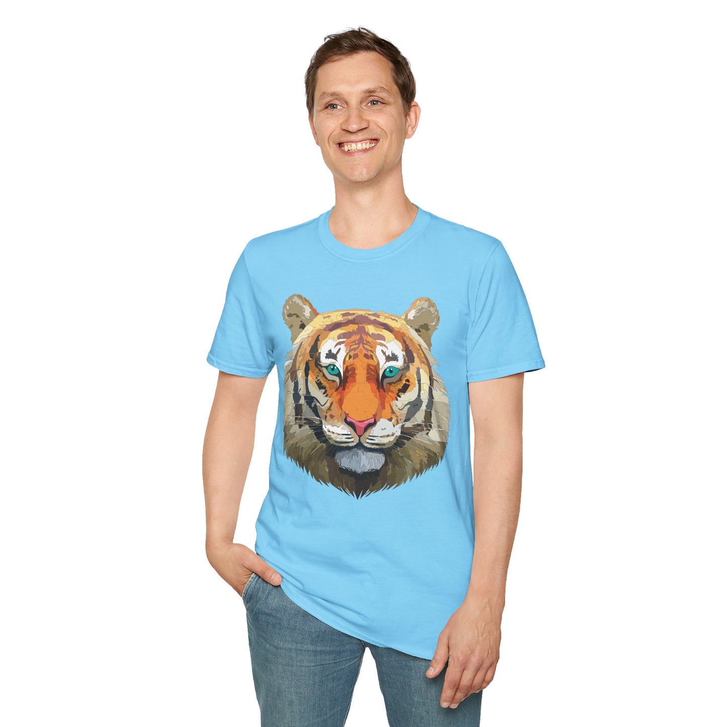 Tiger Shirt, Shirt with Tiger, Animal Tee, Shirt with Animals