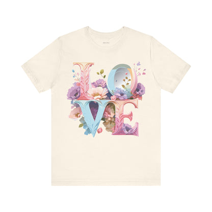 Natural Cotton Tee Shirt - Love story Collection Printify