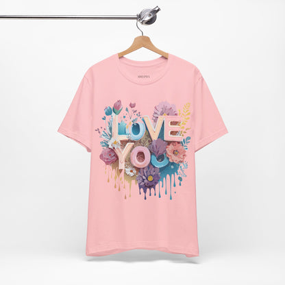 Natural Cotton Tee Shirt - Love story Collection Printify