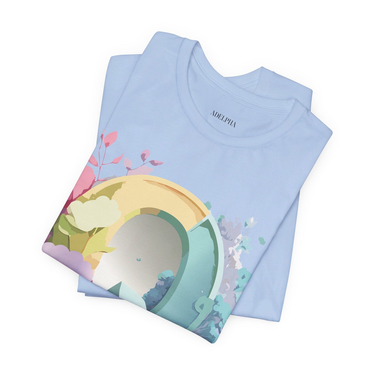 T-shirt en coton naturel - Collection Lettres - Q