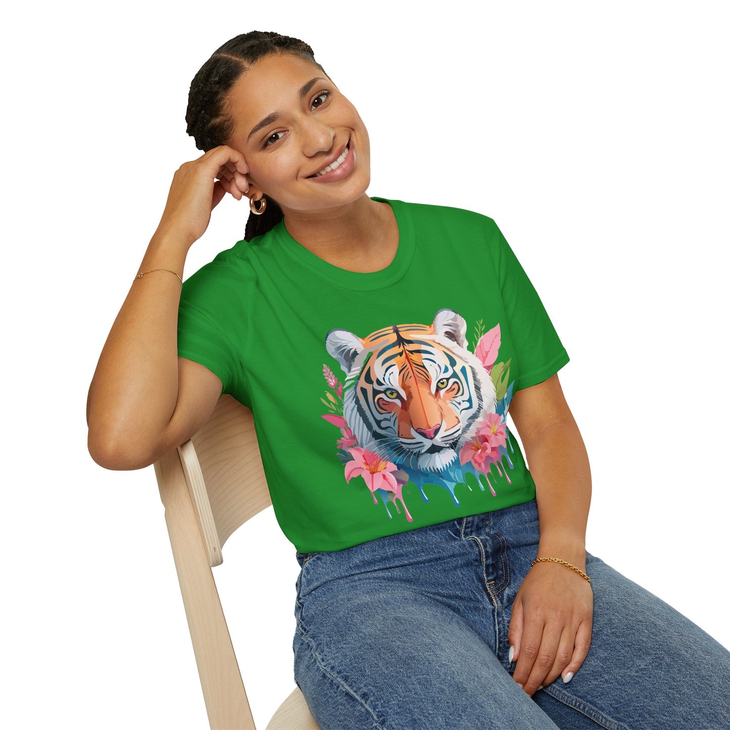 Tiger Shirt, Shirt with Tiger, Animal Tee, Shirt with Animals