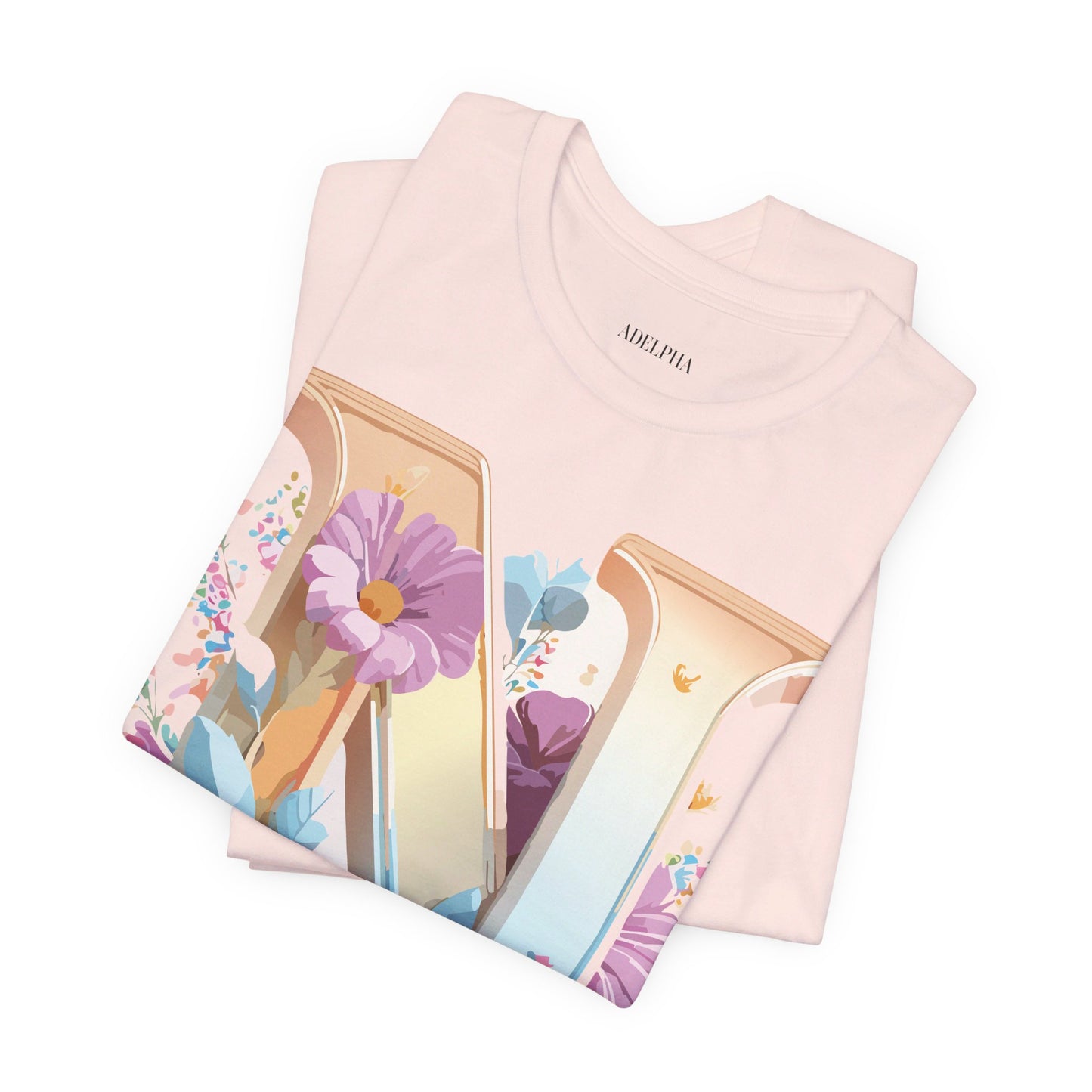 T-shirt en coton naturel - Collection Lettres - N