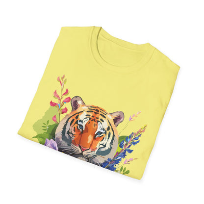 Tiger Shirt Unisex Gildan Softstyle Tee 100 Percent Ring Spun Cotton