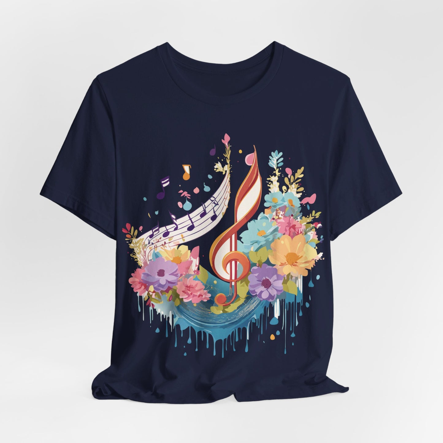 Natural Cotton Tee Shirt - Music Collection