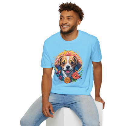 Dog Shirt Unisex Animal Tee Gildan 64000 Softstyle Ring Spun Cotton