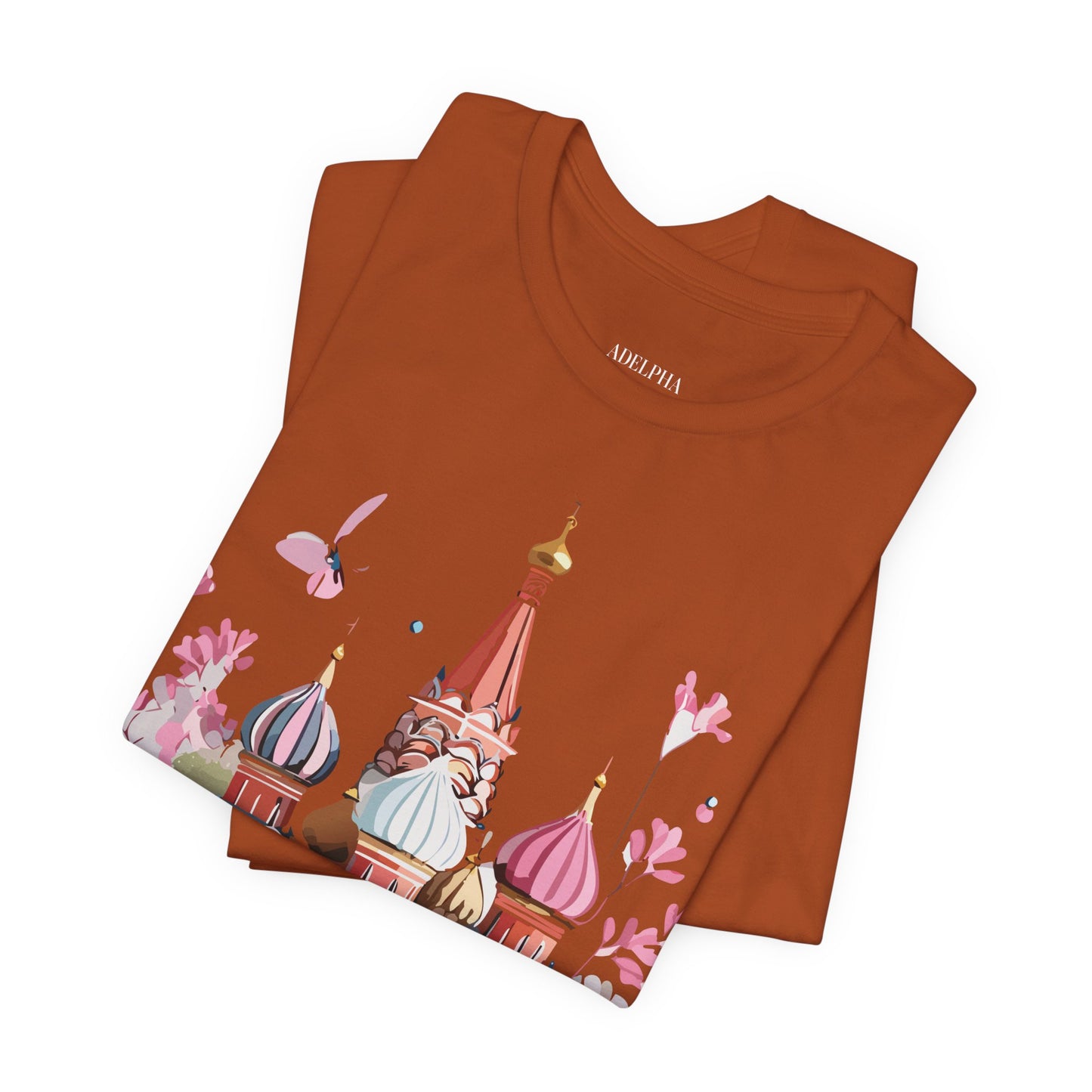 Natural Cotton Tee Shirt - Beautiful Places Collection - Moscow