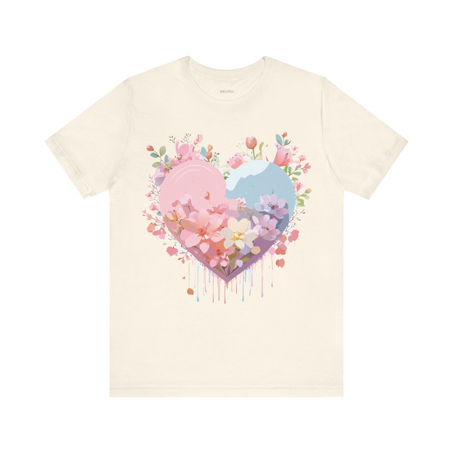 Natural Cotton Tee Shirt - Love story Collection