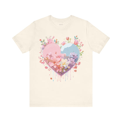 Natural Cotton Tee Shirt - Love story Collection Printify