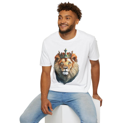 Lion Shirt Unisex Softstyle Tee Gildan 64000 100 Percent Ring Spun Cotton