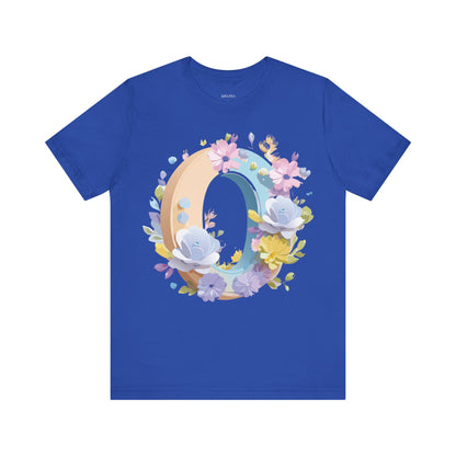 Natural Cotton Tee Shirt - Letters Collection - O Printify