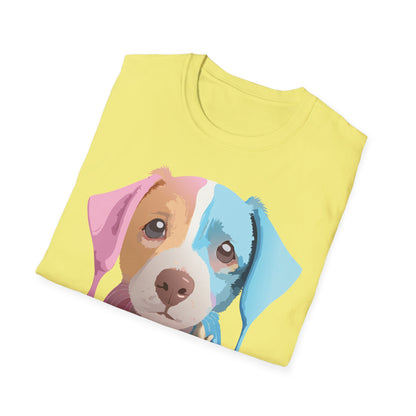 Unisex Dog Shirt Animal Tee Gildan Softstyle 64000 Cotton Tee