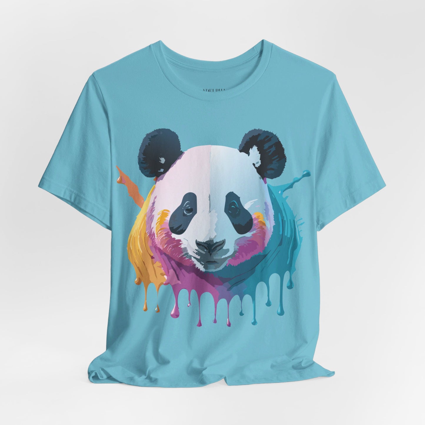 Natural Cotton Tee Shirt with Panda