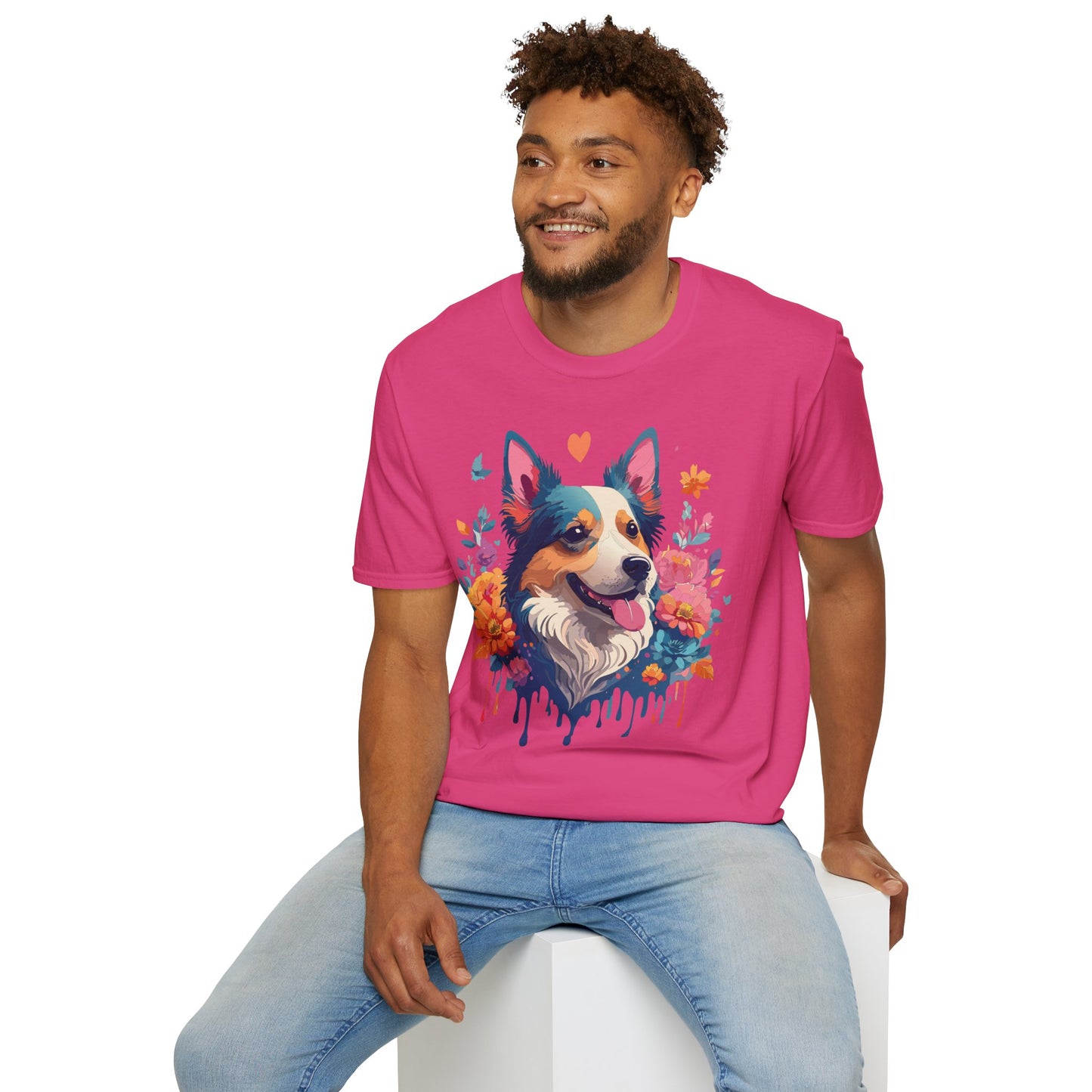 Dog Shirt, Shirt with Dog, Animal Tee, Shirt with Animals