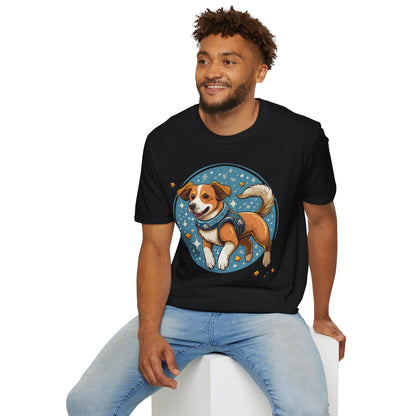 Unisex Dog And Animal Print Shirt Gildan Softstyle 64000 Tee