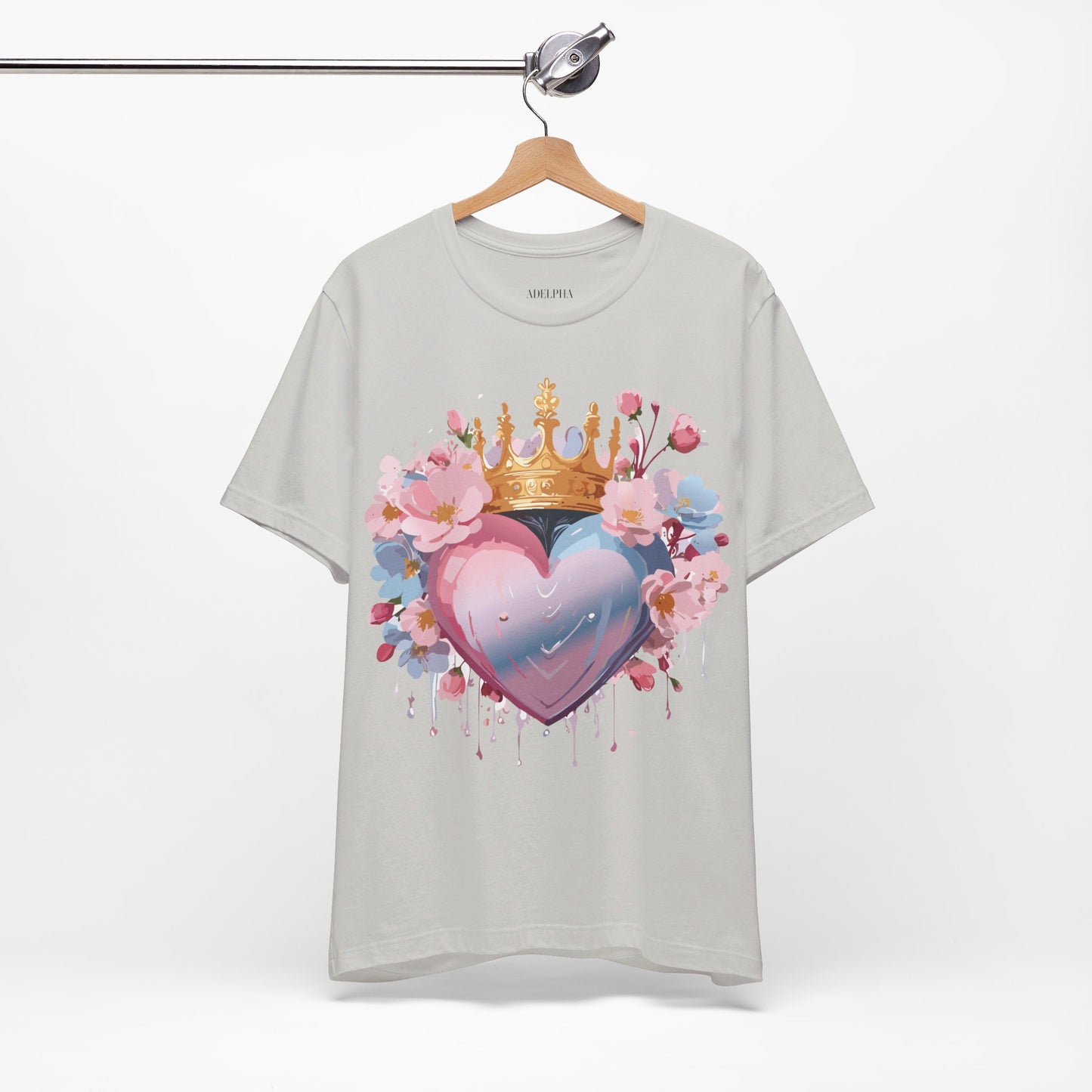 T-Shirt aus natürlicher Baumwolle – Love Story-Kollektion