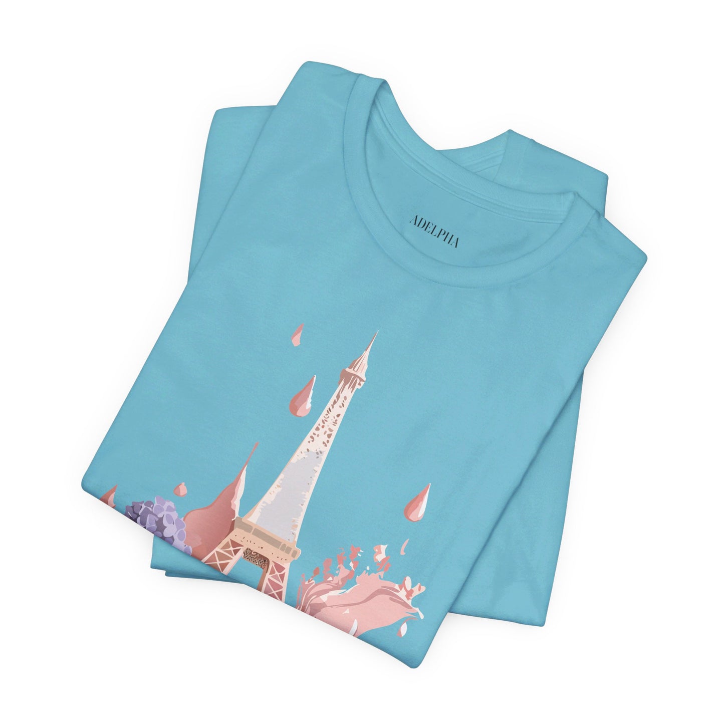 Natural Cotton Tee Shirt - Beautiful Places Collection - Paris