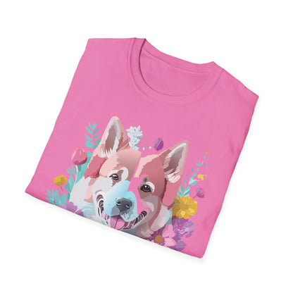 Dog Shirt Unisex Tee Softstyle Cotton Comfort for Animal Lovers