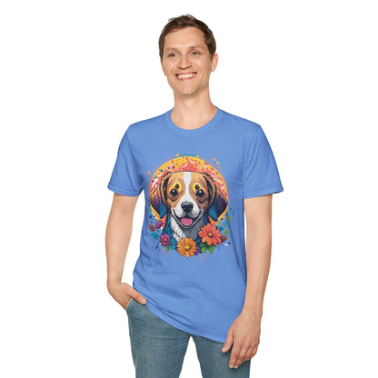 Dog Shirt Unisex Animal Tee Gildan 64000 Softstyle Ring Spun Cotton