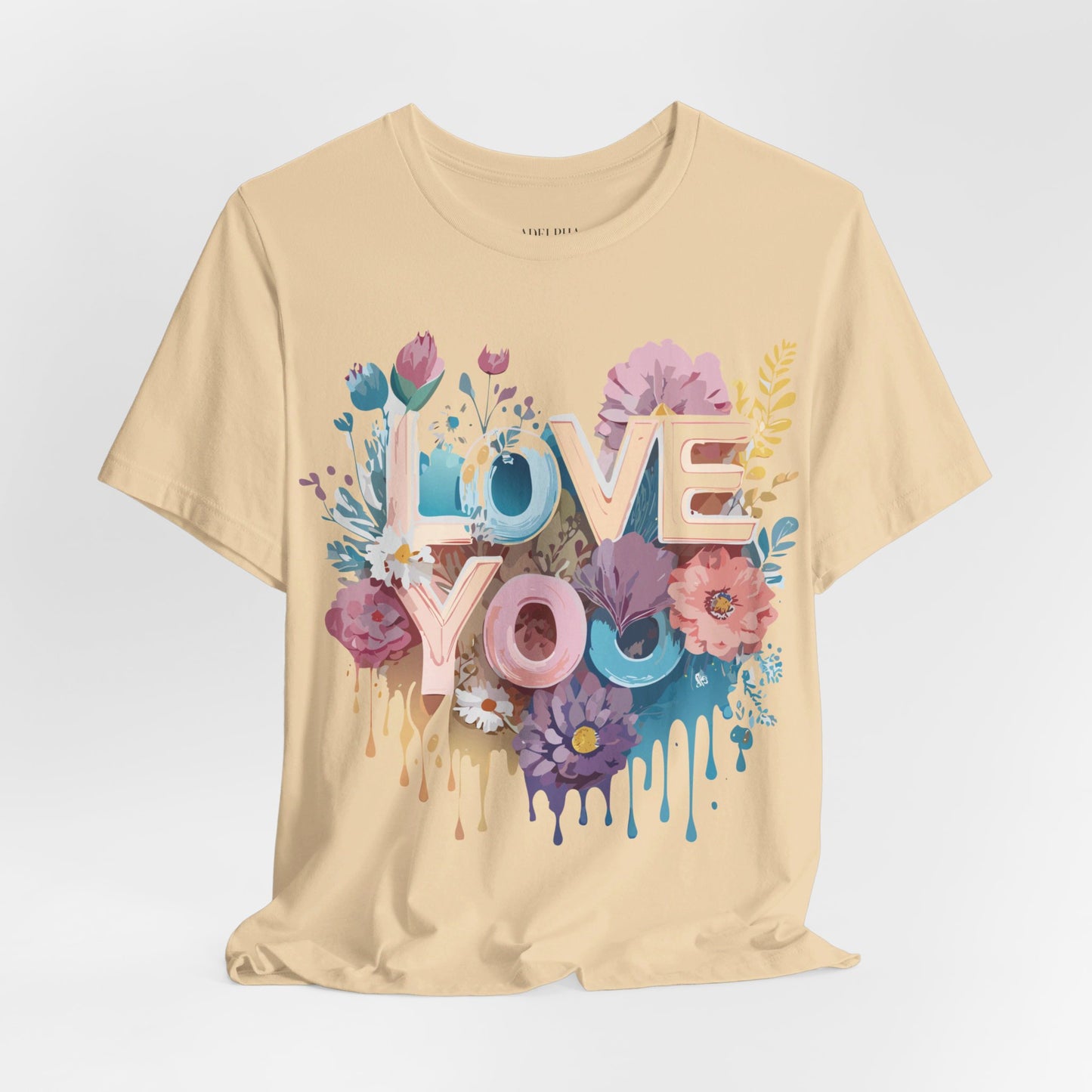 Natural Cotton Tee Shirt - Love story Collection