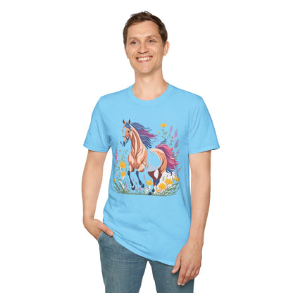 Horse Shirt Unisex Softstyle 64000 Cotton Tee Gildan 100 Percent Ring Spun