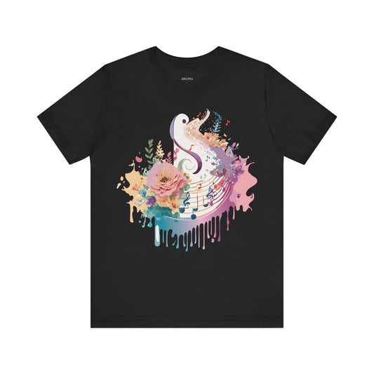 Natural Cotton Tee Shirt - Music Collection