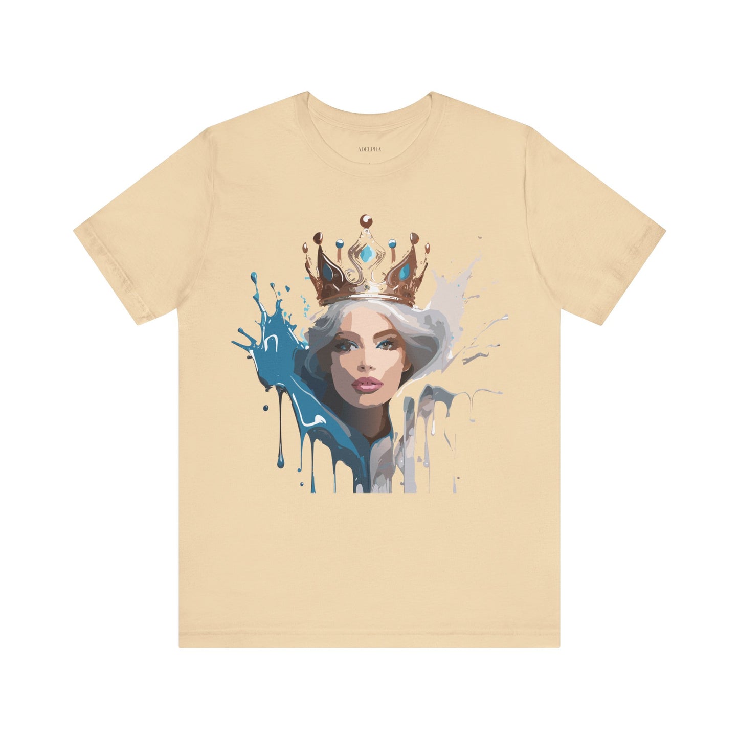 T-Shirt aus natürlicher Baumwolle – Queen Collection