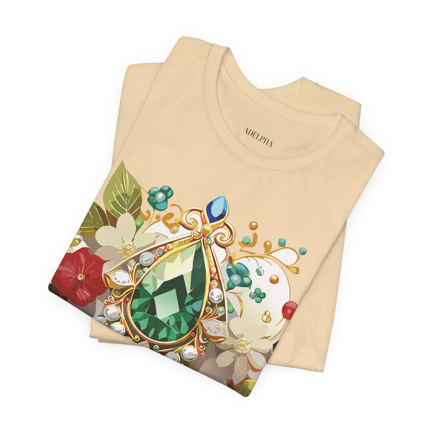 T-Shirt aus natürlicher Baumwolle – Queen Collection