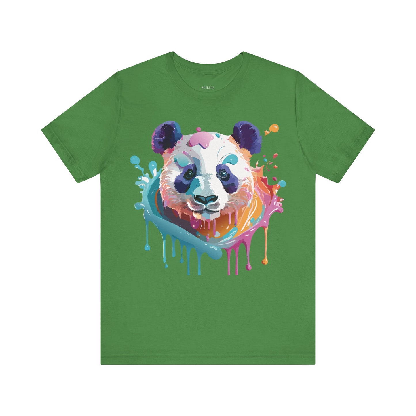 Natural Cotton Tee Shirt with Panda