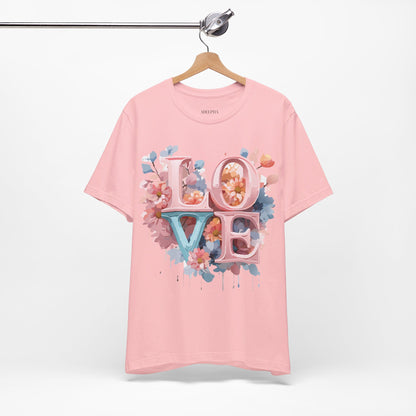 Natural Cotton Tee Shirt - Love story Collection Printify