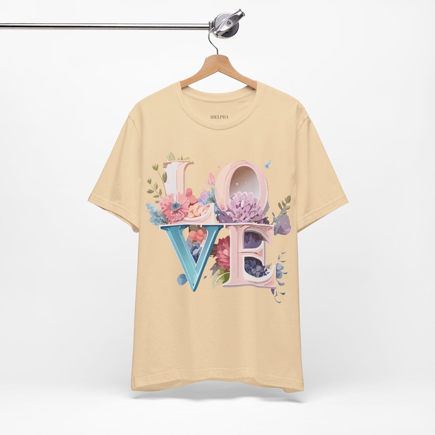 T-shirt en coton naturel - Collection Love story