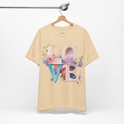 Natural Cotton Tee Shirt - Love story Collection Printify