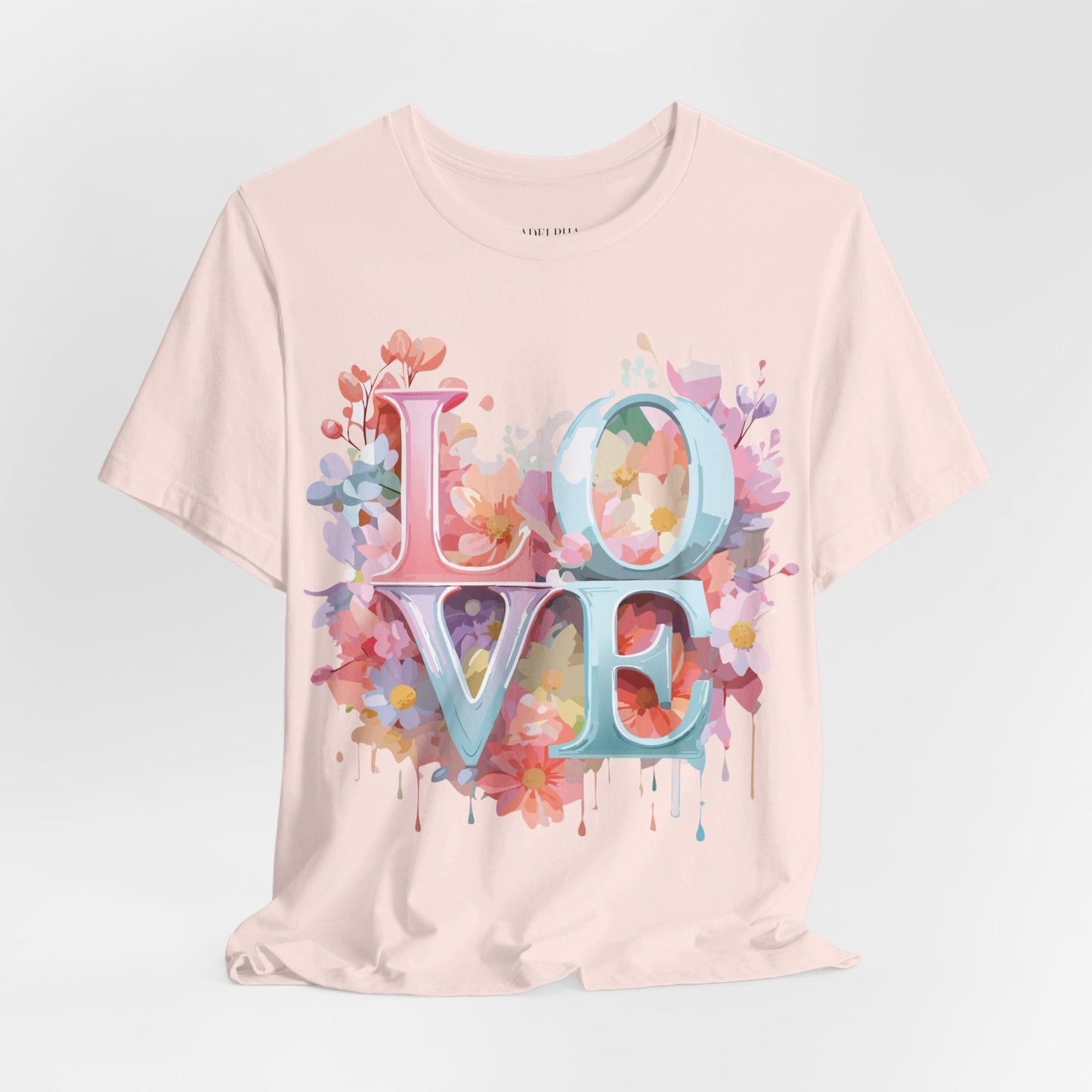 T-Shirt aus natürlicher Baumwolle – Love Story-Kollektion